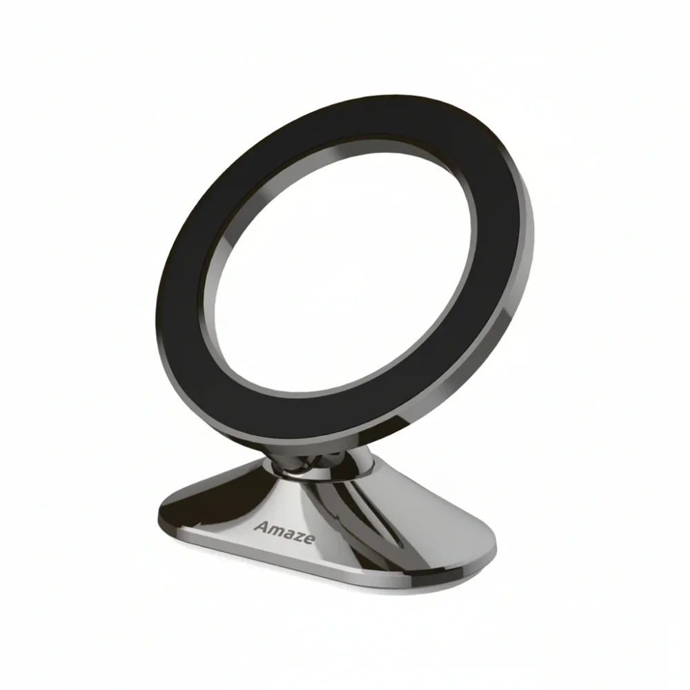 Amaze A587 Zinc Alloy Magnetic Car Mobile Holder – 360° Rotation