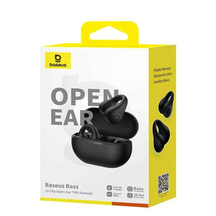 Baseus Bass 15 Clip Open-Ear TWS Earbuds Pakistan