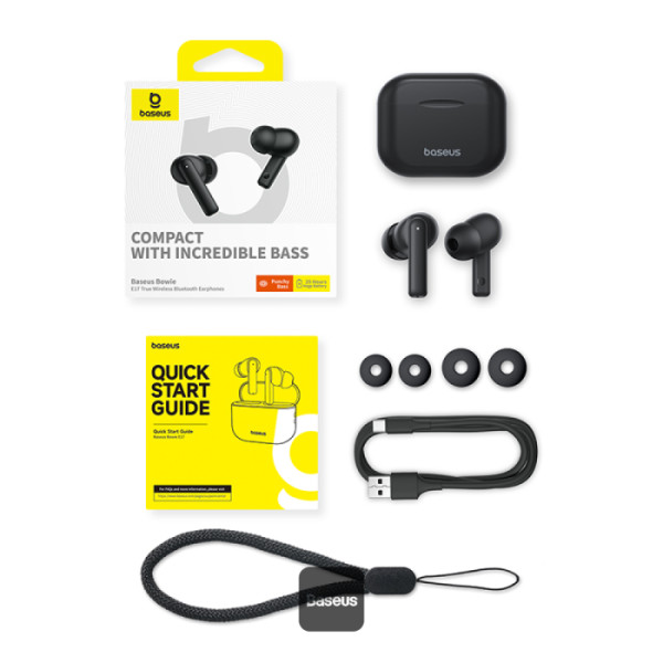 Baseus Bowie E17 True Wireless Earbuds Retail Box