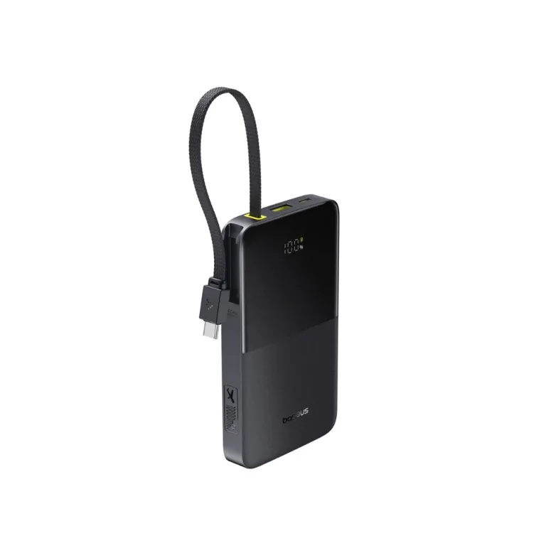 Baseus EnerFill FC51 Bipow2 Pro 10000mAh 22.5W Power Bank with Built-in Type-C Cable