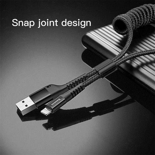 Baseus Fish eye Spring Data Cable Price in Pakistan