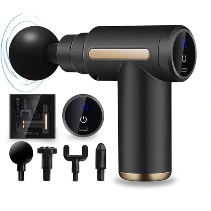 Portable Mini Muscle Massage Gun – Handheld Electric Deep Tissue Percussion Massager
