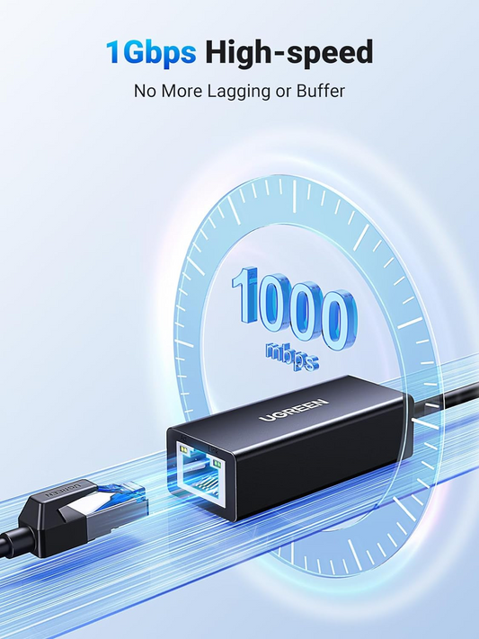 UGREEN 20256 USB 3.0 to RJ45 Gigabit Ethernet Adapter 1000Mbps