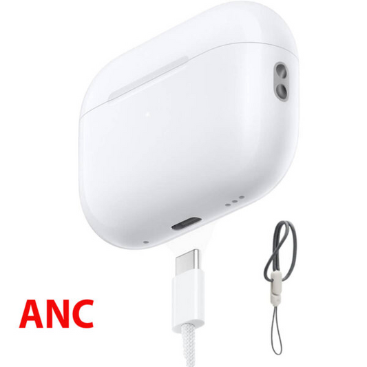 Apple AirPods Pro 2 ANC USB-C with Lanyard – Wireless Earbuds with Active Noise Cancellation