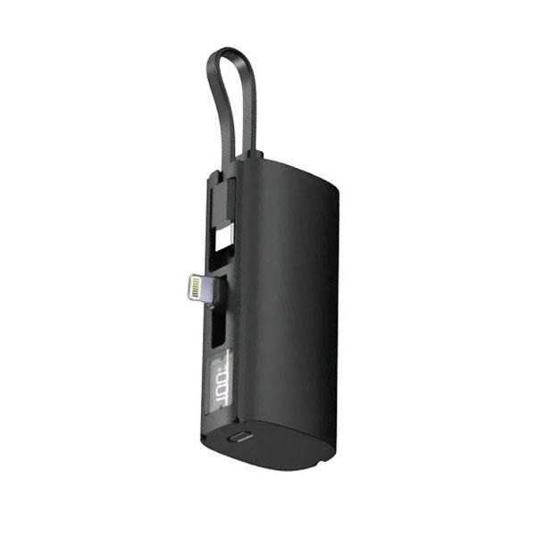 ASPOR A351 2-in-1 Mini 5000mAh Power Bank with iPhone & Type-C Connector
