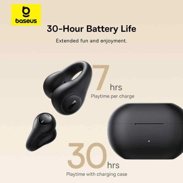Baseus Bass 15 Clip Open-Ear TWS Earbuds Pakistan