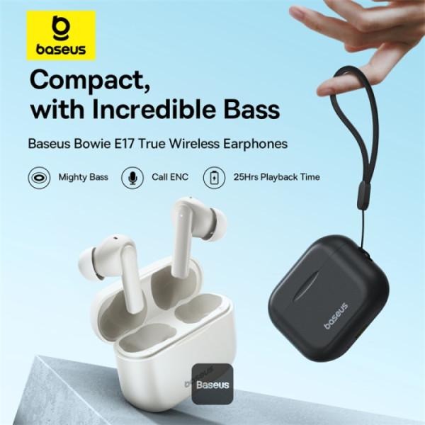 Baseus Bowie E17 True Wireless Earbuds deep bass