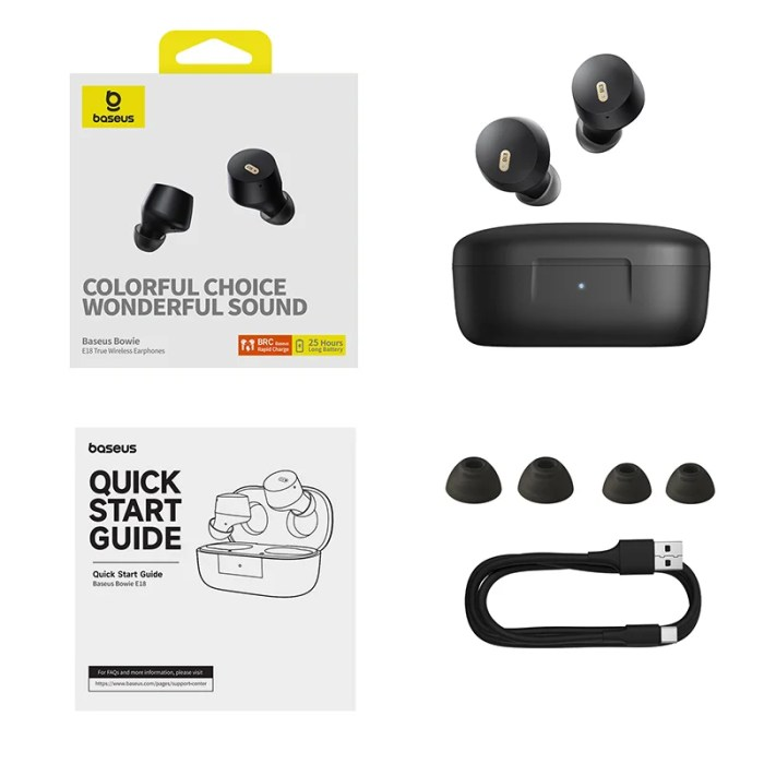 Baseus Bowie E18 True Wireless Earphones
