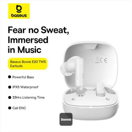 Baseus Bowie E20s True Wireless Earbuds in Pakistan
