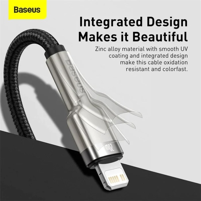 Baseus Cafule Metal Type-C To iPhone Data cable in Pakistan
