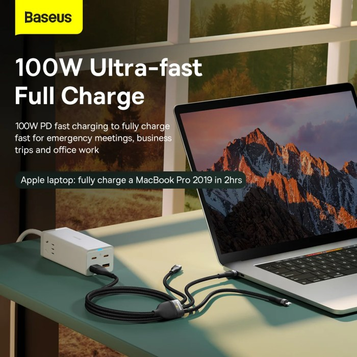 Baseus_Flash_Series_Two_for_three_Charging_Cable_U_C_to_M_L_C_100W_Black_in_quita