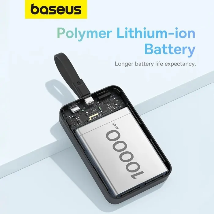 Baseus Magnetic Mini Wireless Fast Charge Power Bank 10000mAh 30W Black