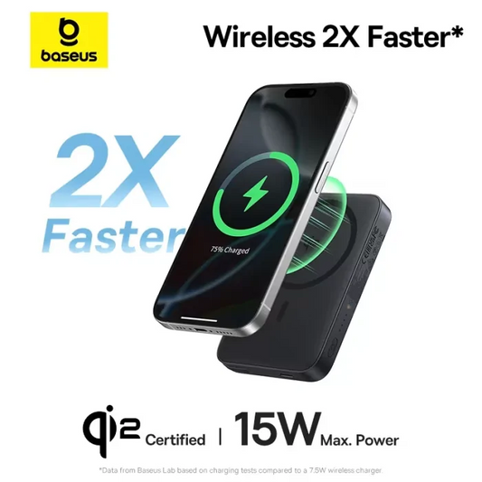 Baseus PicoGo AM41 Magnetic Power Bank 10000mAh 27W with Built-in Type-C Cable