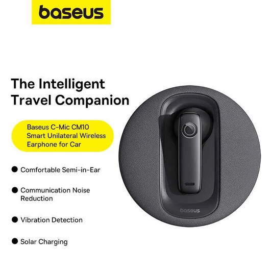Baseus C-Mic CM10 Smart Unilateral Wireless Car Earphone 