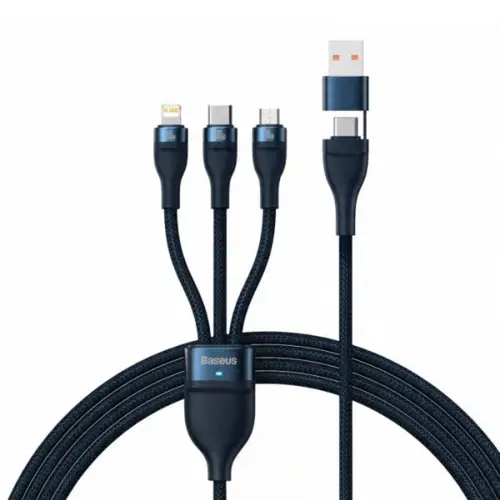 Baseus_Flash_Series_Two_for_three_Charging_Cable_U_C_to_M_L_C_100W_Black_in_quita
