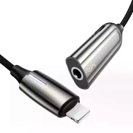 Baseus L56 2-in-1 Lightning & 3.5mm Audio Female Adapter