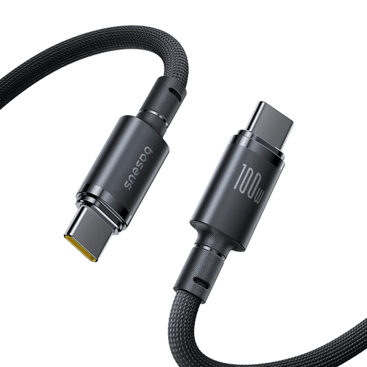 Baseus New Braided Fast Charging Cable Type-C to Type-C 100W Lahore
