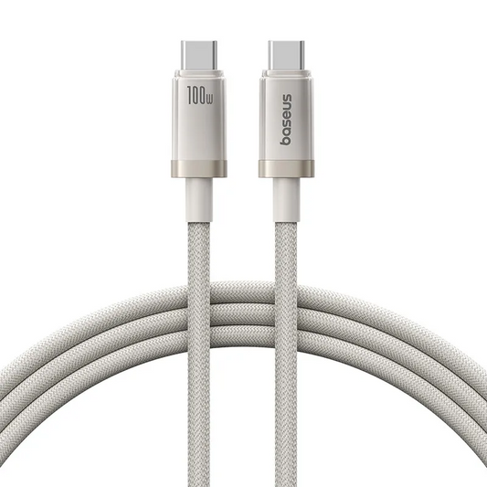 Baseus Titanium Alloy Fast Charging Cable Type-C to Type-C 100W