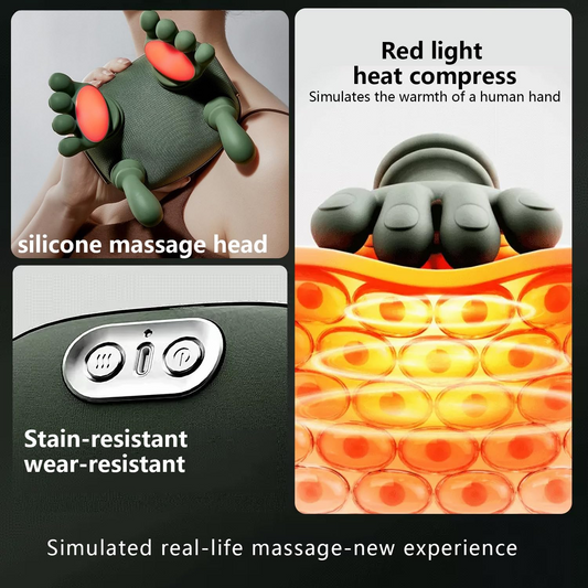 Neck Massager with Heat for Neck, Back & Shoulders – Green