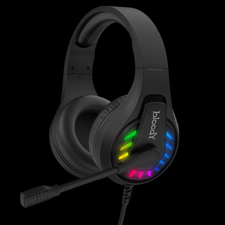 Bloody G230 7.1 Virtual Surround Sound RGB Gaming Headphone USB – Black