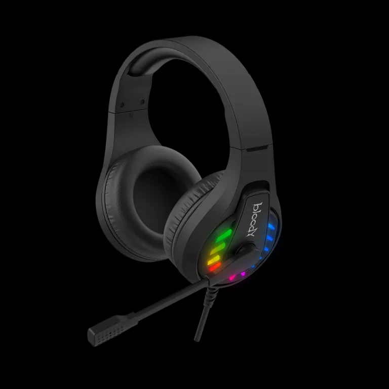 Bloody G230 7.1 Virtual Surround Sound RGB Gaming Headphone USB – Black