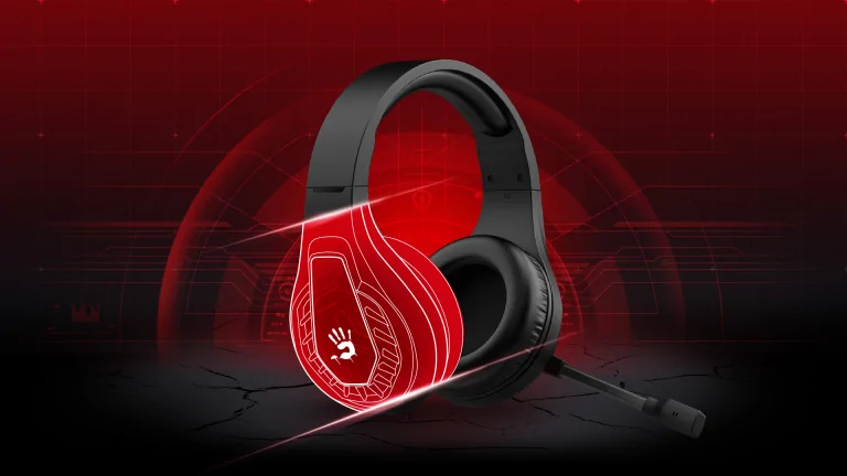 Bloody G230 7.1 Virtual Surround Sound RGB Gaming Headphone USB – Black