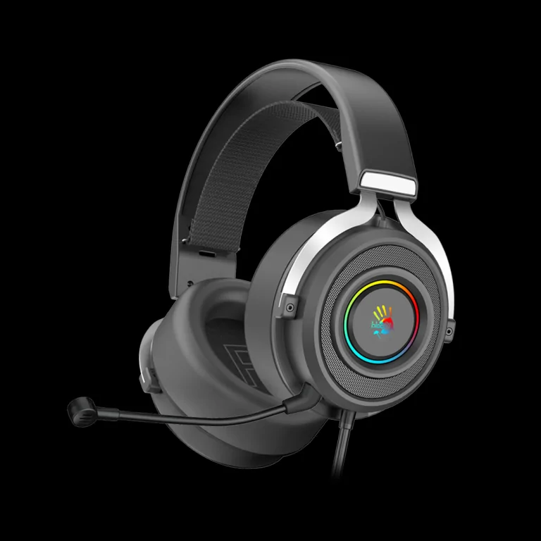 Bloody G535 Virtual 7.1 Surround Sound RGB Gaming Headphone – USB Wired, Black