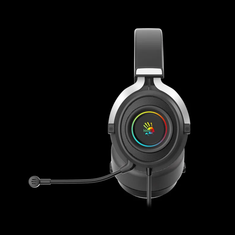 Bloody G535 Virtual 7.1 Surround Sound RGB Gaming Headphone – USB Wired, Black
