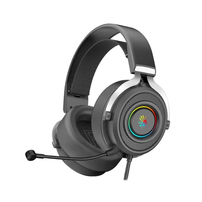 Bloody G535 Virtual 7.1 Surround Sound RGB Gaming Headphone – USB Wired, Black