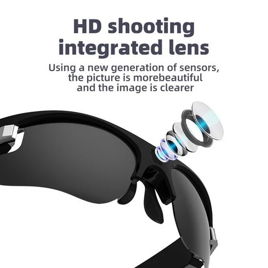 Camera Sun glasses with Anti-Scratch Lens 1080P Full HD DVR Sports