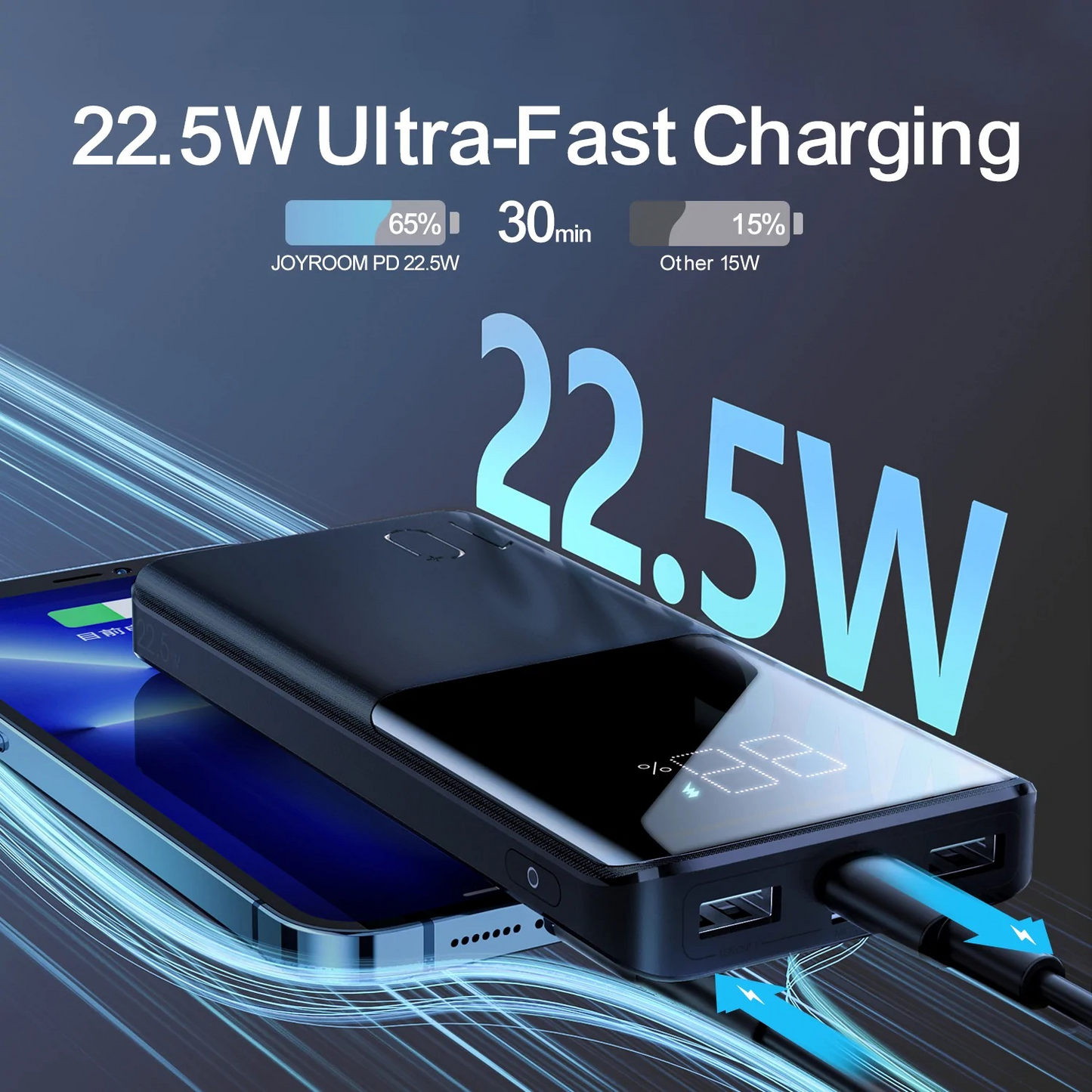 Joyroom JR-QP191 22.5W 10000mAh Fast Charging Power Bank