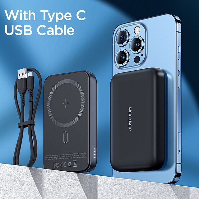 Joyroom JR-W020 10000mAh 20W Magnetic Wireless Power Bank Black