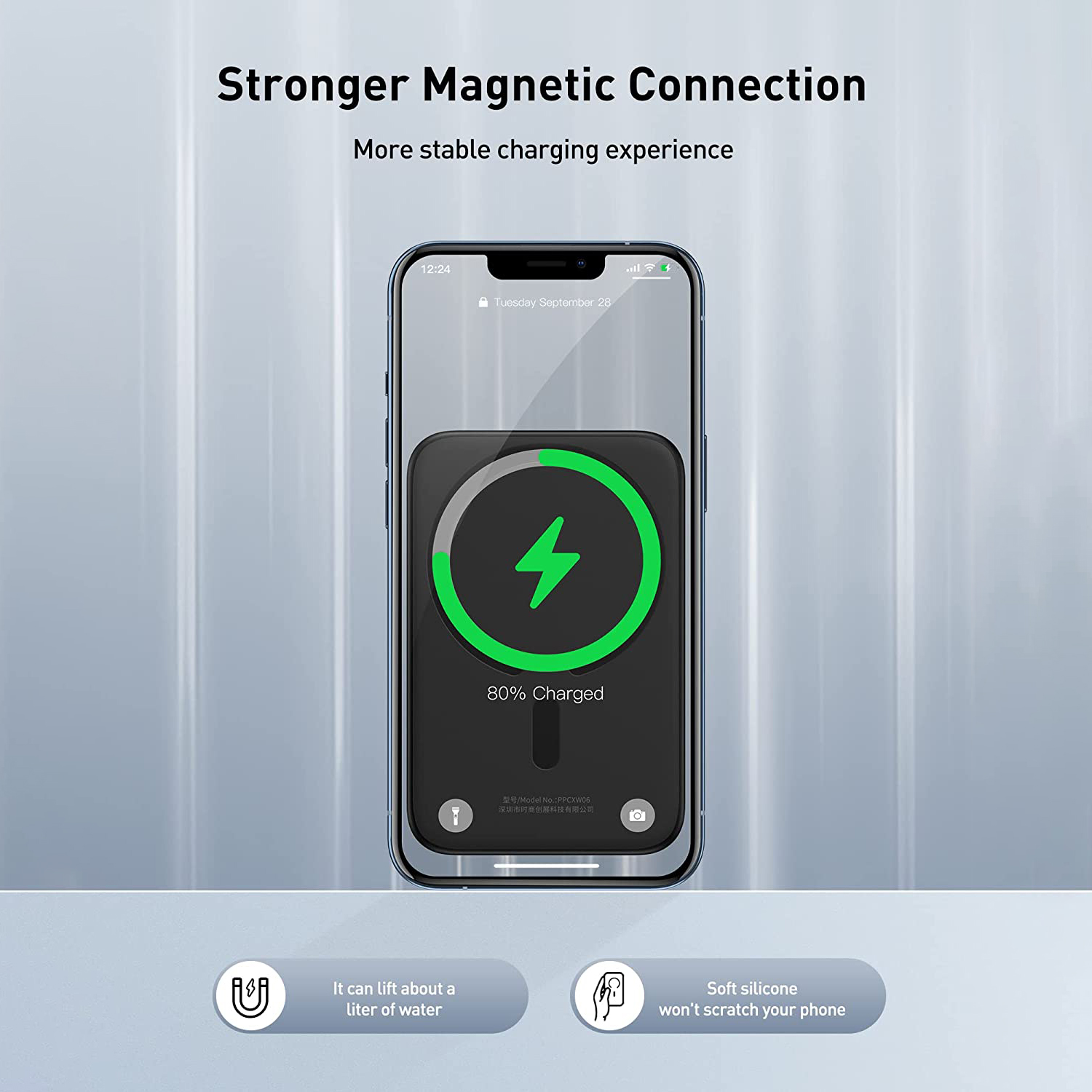Joyroom JR-W020 10000mAh 20W Magnetic Wireless Power Bank Black