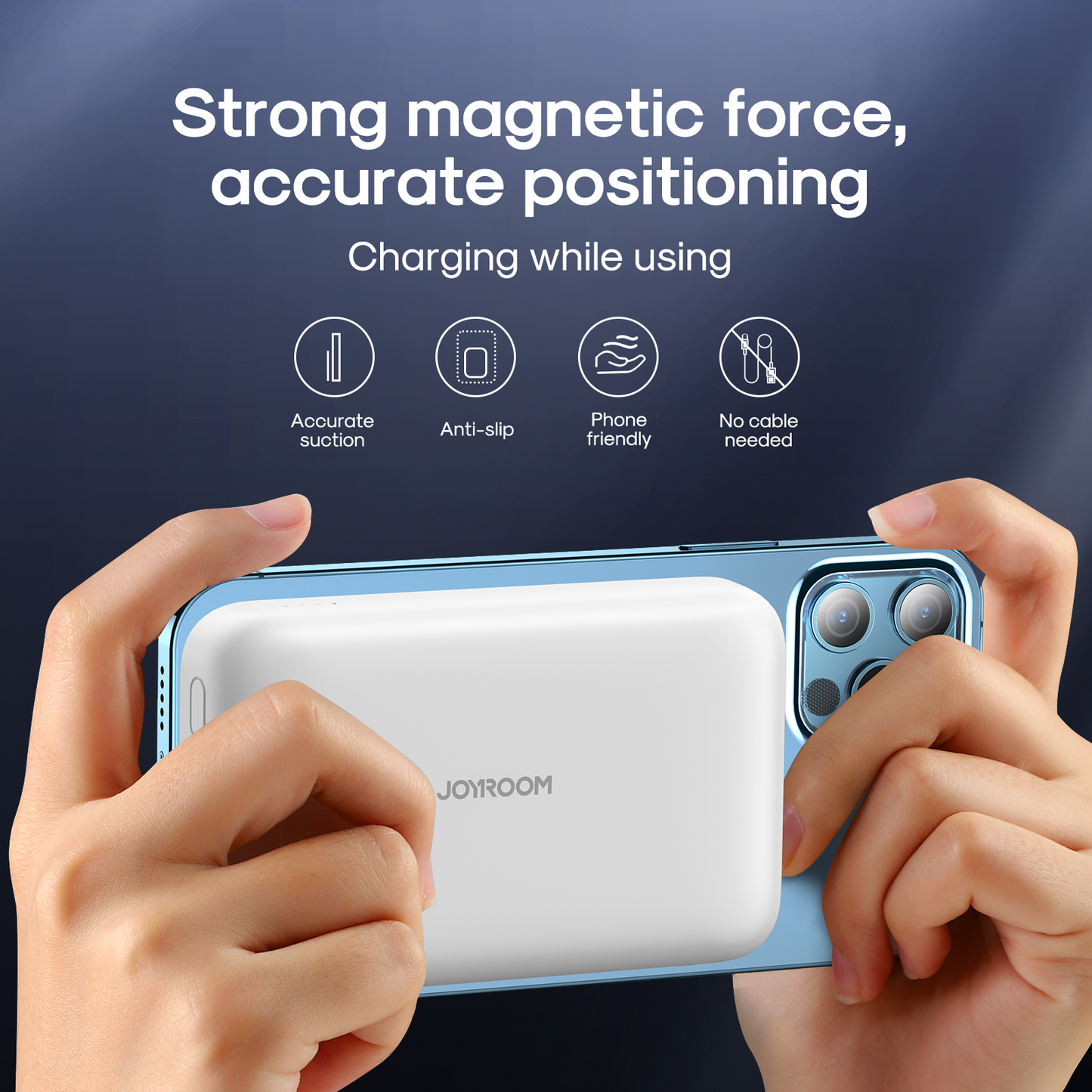 Joyroom JR-W020 10000mAh 20W Magnetic Wireless Power Bank Black