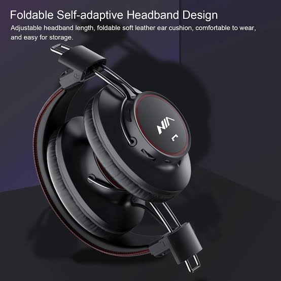 NIA S3000 Wireless Bluetooth Headphones – Over-Ear Stereo Headset with Mic