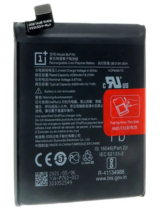 OnePlus 8 BLP761 100% Original Mobile Battery – Replacement Battery