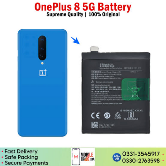 OnePlus 8 BLP761 100% Original Mobile Battery – Replacement Battery