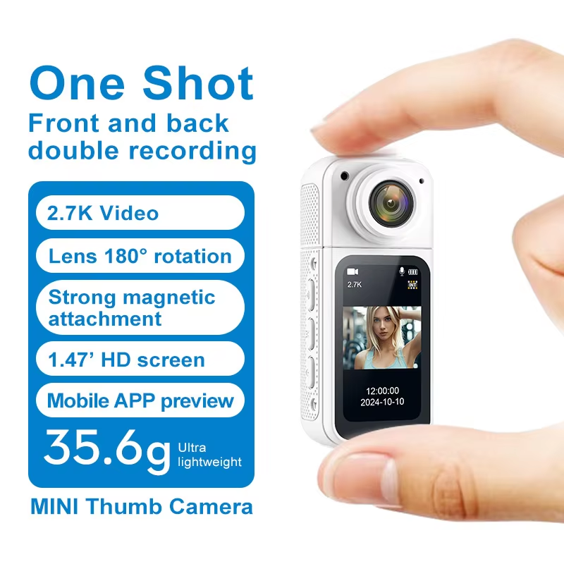 S70 Small Thumb Action Camera Magnetic Mount Sport Camera