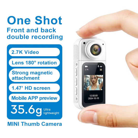 S70 Small Thumb Action Camera Magnetic Mount Sport Camera