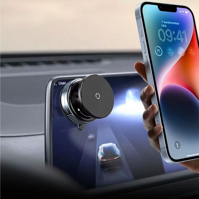 Speed-X SX-M02 Magnetic Car Phone Holder – Vacuum Suction & 360° Adjustable