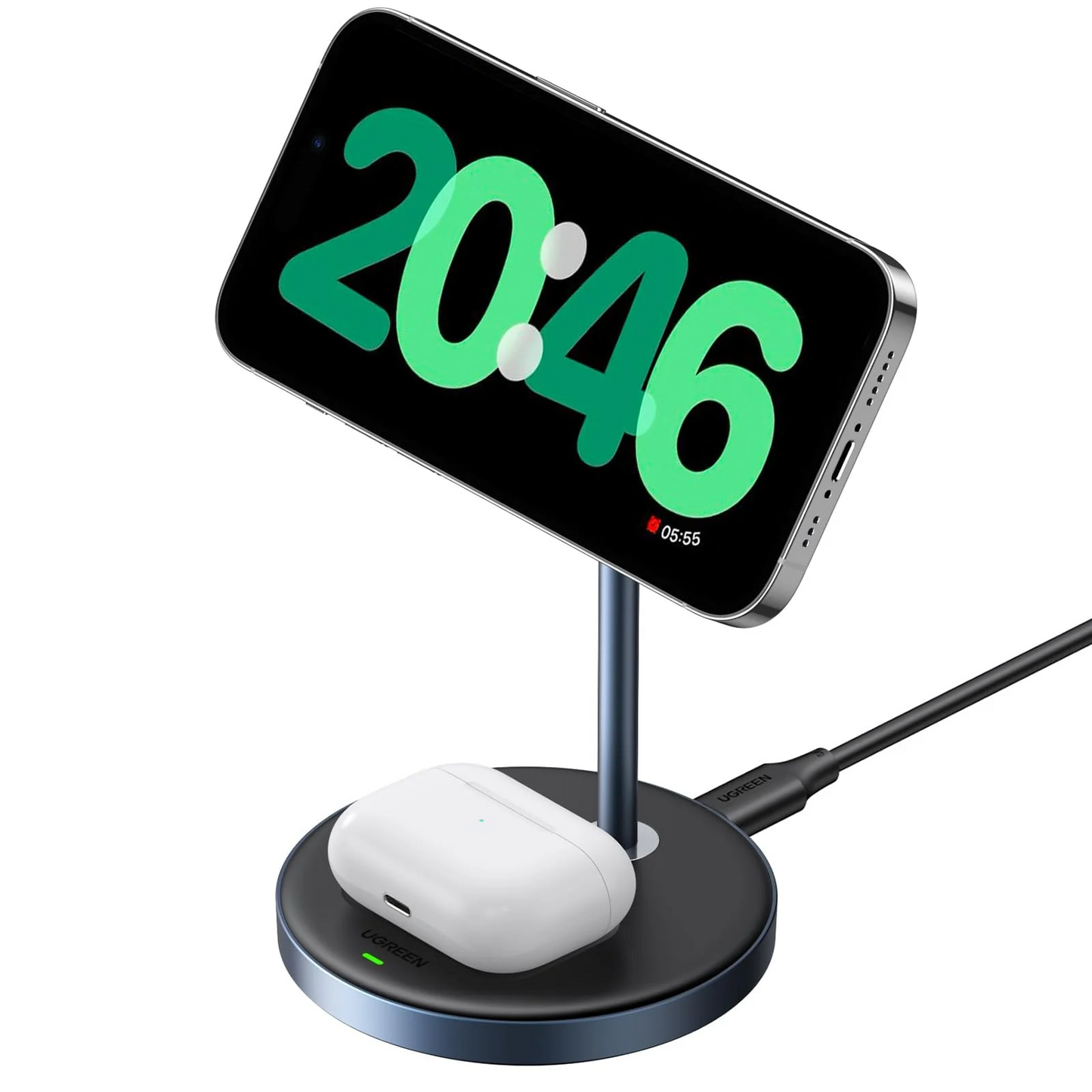 UGREEN CD317 MagSafe 2-in-1 Wireless Charger 15W