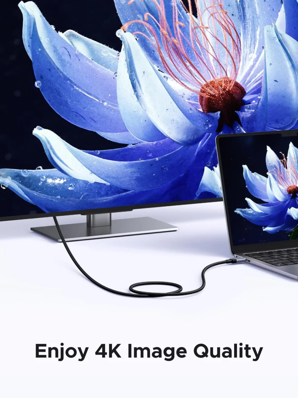UGREEN L701 35767 240W Type-C to Type-C cable with 10Gbps data and 4K 60Hz support
