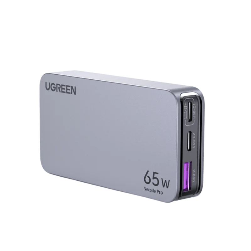 UGREEN Nexode Pro 15816 65W 3-port GaN charger with 2 Type-C and 1 USB-A ports