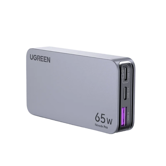 UGREEN Nexode Pro 15816 65W 3-port GaN charger with 2 Type-C and 1 USB-A ports