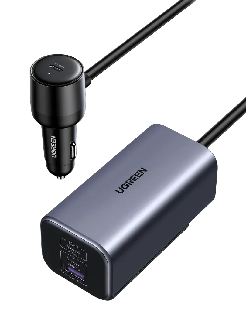 UGREEN 150W 4-Port Retractable USB-C Car Charger – 35027
Pakistan