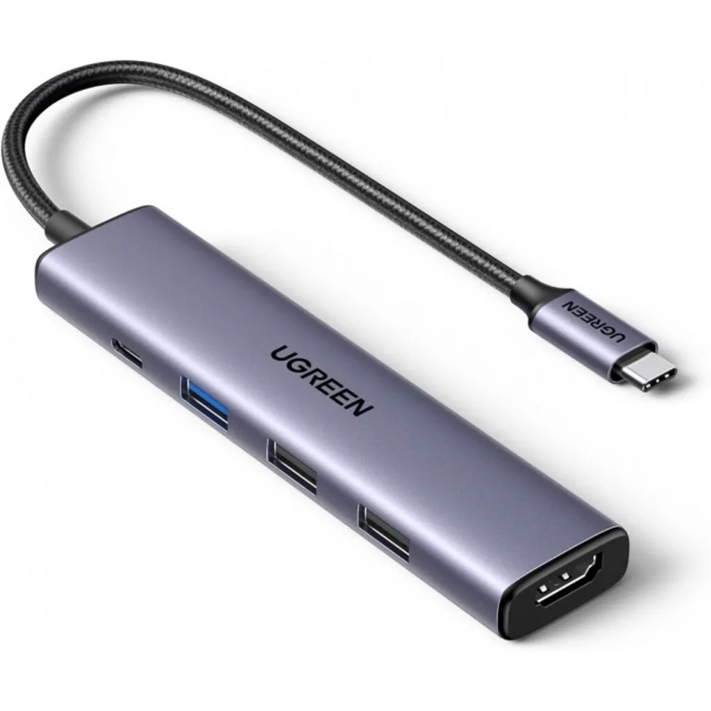 UGREEN Revodok 15495 5 in 1 USB C Hub With 4K HDMI

