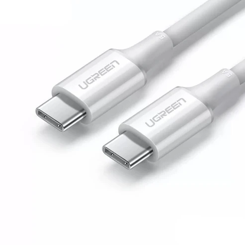 UGREEN 60551 Type-C to Type-C Data Cable 1M 100W – White