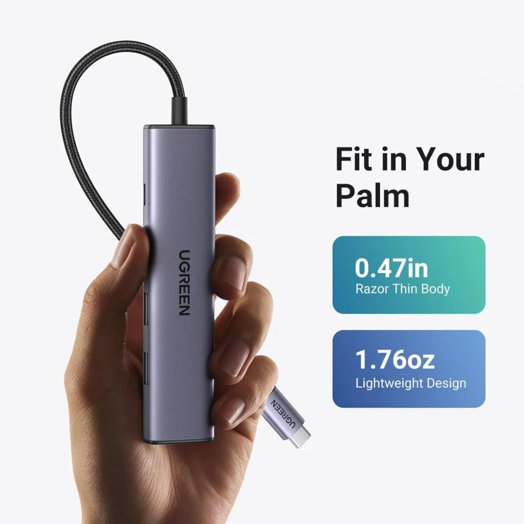UGREEN Revodok 15495 5 in 1 USB C Hub With 4K HDMI
