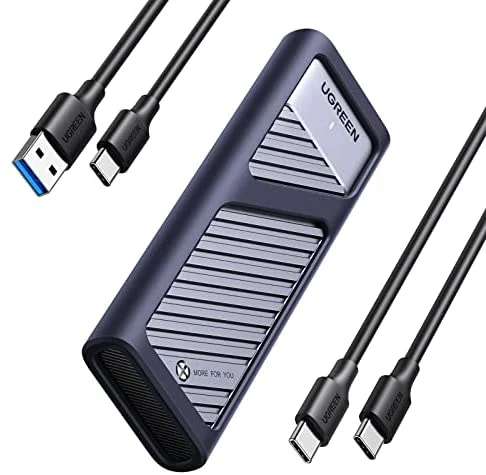 UGREEN 15509 90408 M.2 SATA NVMe SSD enclosure USB-C 10Gbps