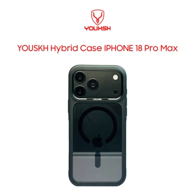 YOUKSH Hybrid Side Silicon MagSafe Case for iPhone 18 Pro Max